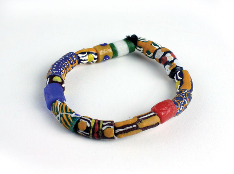 Unisex Krobo Trade Bead Bracelets – Ankara Delights