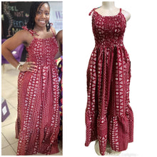 Load image into Gallery viewer, Ghana Tied Shoulder Princess Dresses