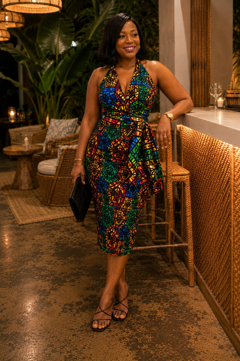 Infinity Ankara Bodycon Dresses – Ankara Delights