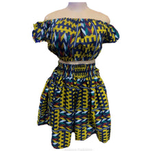 Load image into Gallery viewer, African Print Crop Top Sets