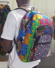 Load image into Gallery viewer, African Print Backpack - Large