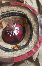 Load image into Gallery viewer, Unisex Fulani Straw Hat - Adult & Kids Size