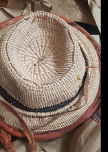 Load image into Gallery viewer, Unisex Fulani Straw Hat - Adult & Kids Size
