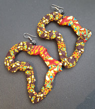 Load image into Gallery viewer, Ankara 'Africa' Earrings