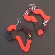 Load image into Gallery viewer, Ankara 'Africa' Earrings