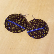 Load image into Gallery viewer, Kitenge (Ankara) Circle Earrings - Large