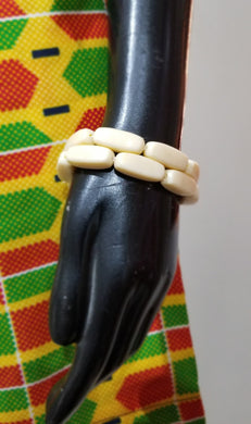 Nigerian Faux Coral Bead Bracelet Sets