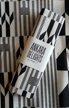 Load image into Gallery viewer, 'Blk/Wht Kente' Head Wraps (2 yds)