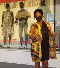 Load image into Gallery viewer, Woven Kente Lattice Jacket