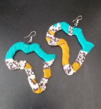 Load image into Gallery viewer, Ankara 'Africa' Earrings