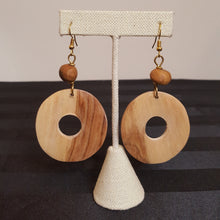 Load image into Gallery viewer, Kenyan African Wood Earrings