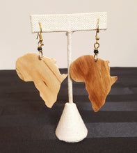 Load image into Gallery viewer, Kenyan African Wood Earrings