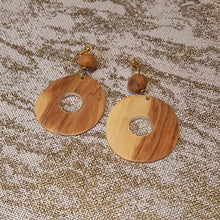 Load image into Gallery viewer, Kenyan African Wood Earrings