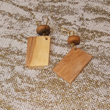 Load image into Gallery viewer, Kenyan African Wood Earrings