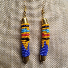 Load image into Gallery viewer, Maasai Bead Rod Earrings