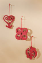 Load image into Gallery viewer, Holiday Ornament: Adinkra Symbol (Sankofa)
