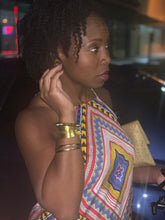 Load image into Gallery viewer, Fulani Gold Cuff Bracelet