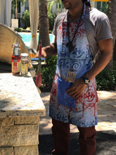 Load image into Gallery viewer, Reversible Adinkra Symbol & Bazin Apron