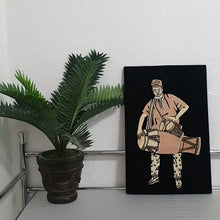 Load image into Gallery viewer, Nigerian Black Velvet Wood Art --- *New Styles Added*