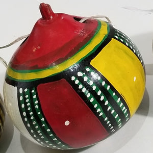Holiday Ornament: Painted Hanging Gourds