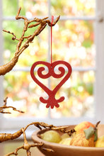 Load image into Gallery viewer, Holiday Ornament: Adinkra Symbol (Sankofa)