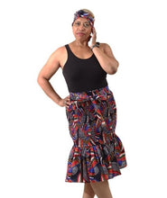 Load image into Gallery viewer, African Print Stretch Mermaid Skirts
