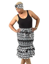 Load image into Gallery viewer, African Print Stretch Mermaid Skirts