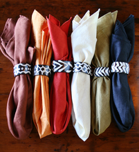 Load image into Gallery viewer, Batik Bone Napkin Rings