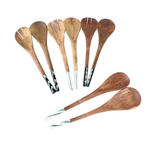 Load image into Gallery viewer, Kenyan Bone & Wood 2pc Salad Set