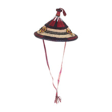 Load image into Gallery viewer, Unisex Fulani Straw Hat - Adult & Kids Size