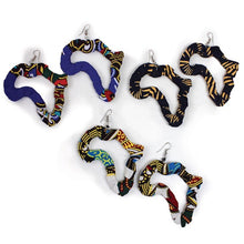 Load image into Gallery viewer, Ankara 'Africa' Earrings