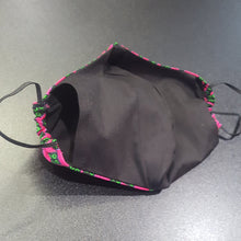 Load image into Gallery viewer, Ankara Glam Face Mask - with filter pockets