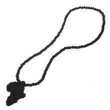 Load image into Gallery viewer, Wooden Africa Necklace