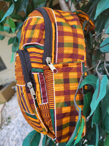 African Print Mini Backpacks