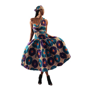 Infinity Ankara Maxi Dresses - Short