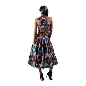 Infinity Ankara Maxi Dresses - Short