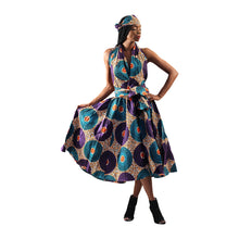 Load image into Gallery viewer, Infinity Ankara Maxi Dresses - Short