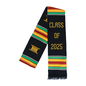 Ashanti Kente 'Class of 2025' Graduation Stole