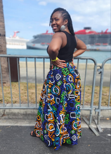 Load image into Gallery viewer, African Print Palazzo Pants - Color Rings