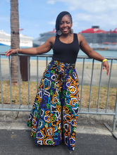 Load image into Gallery viewer, African Print Palazzo Pants - Color Rings