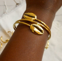 Load image into Gallery viewer, Kenyan Golden Cowry Cuffs