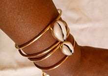 Load image into Gallery viewer, Kenyan Golden Cowry Cuffs