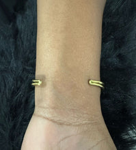Load image into Gallery viewer, Kenyan Golden Africa &amp; Cowry Cuffs