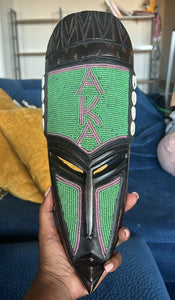 Beaded African Fang Masks - Divine 9 (Pre-Order)