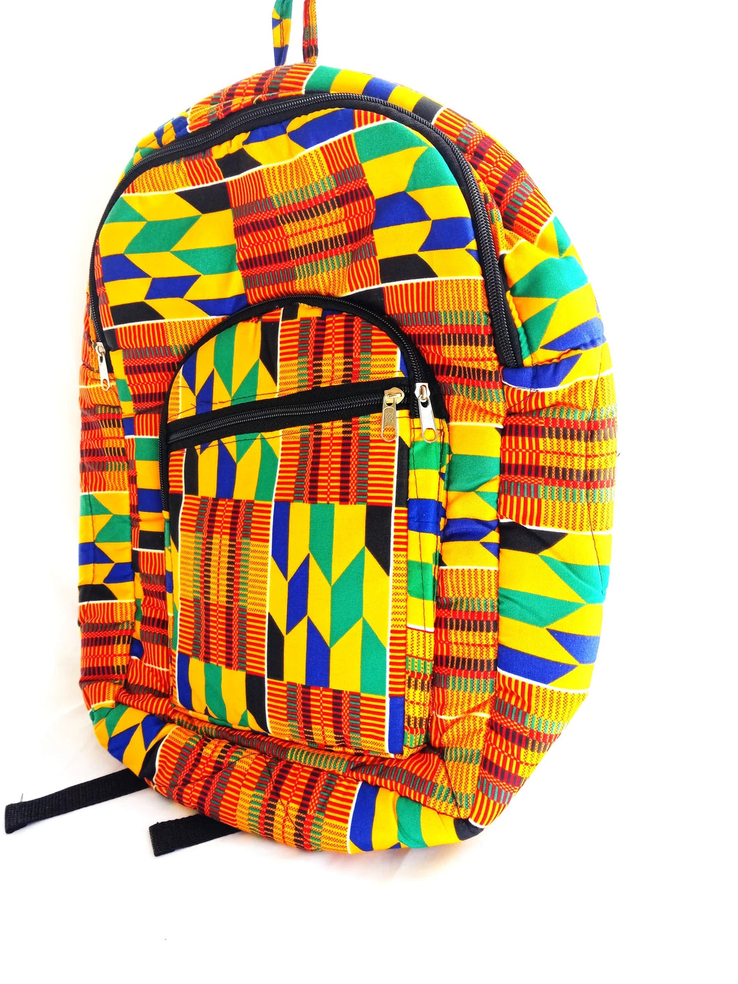 Kente Print Backpack