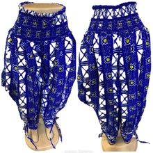 Load image into Gallery viewer, African Print Cutout Harem Pants