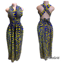 Load image into Gallery viewer, African Print Infinity Maxi Dresses