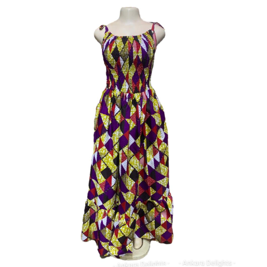 Ghana Tied Shoulder Princess Dresses