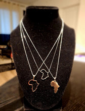 Load image into Gallery viewer, Ghana Silver Africa Pendant Necklaces