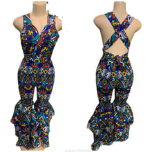 Load image into Gallery viewer, African Print Stretch Jumpsuits *New Prints*